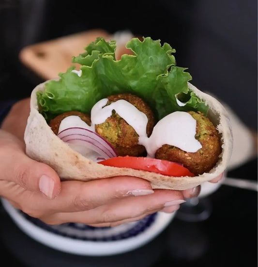 دستور فلافل 🧆 نسخه سالم و رژیمی