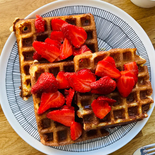 طرز تهیه وافل پروتئینی: صبحانه خوشمزه، سیرکننده و سالم